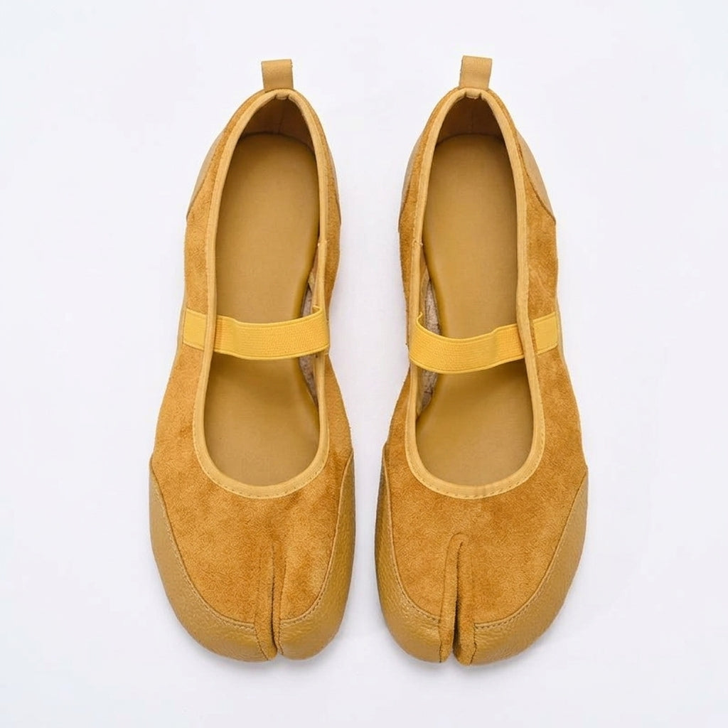 Chaussons de danse classique femme daim — Hector - semelle