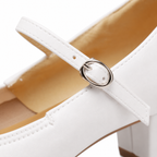 Baskets de danse moderne femme outdoor 4cm blanc — Ulyana - vue 3/4