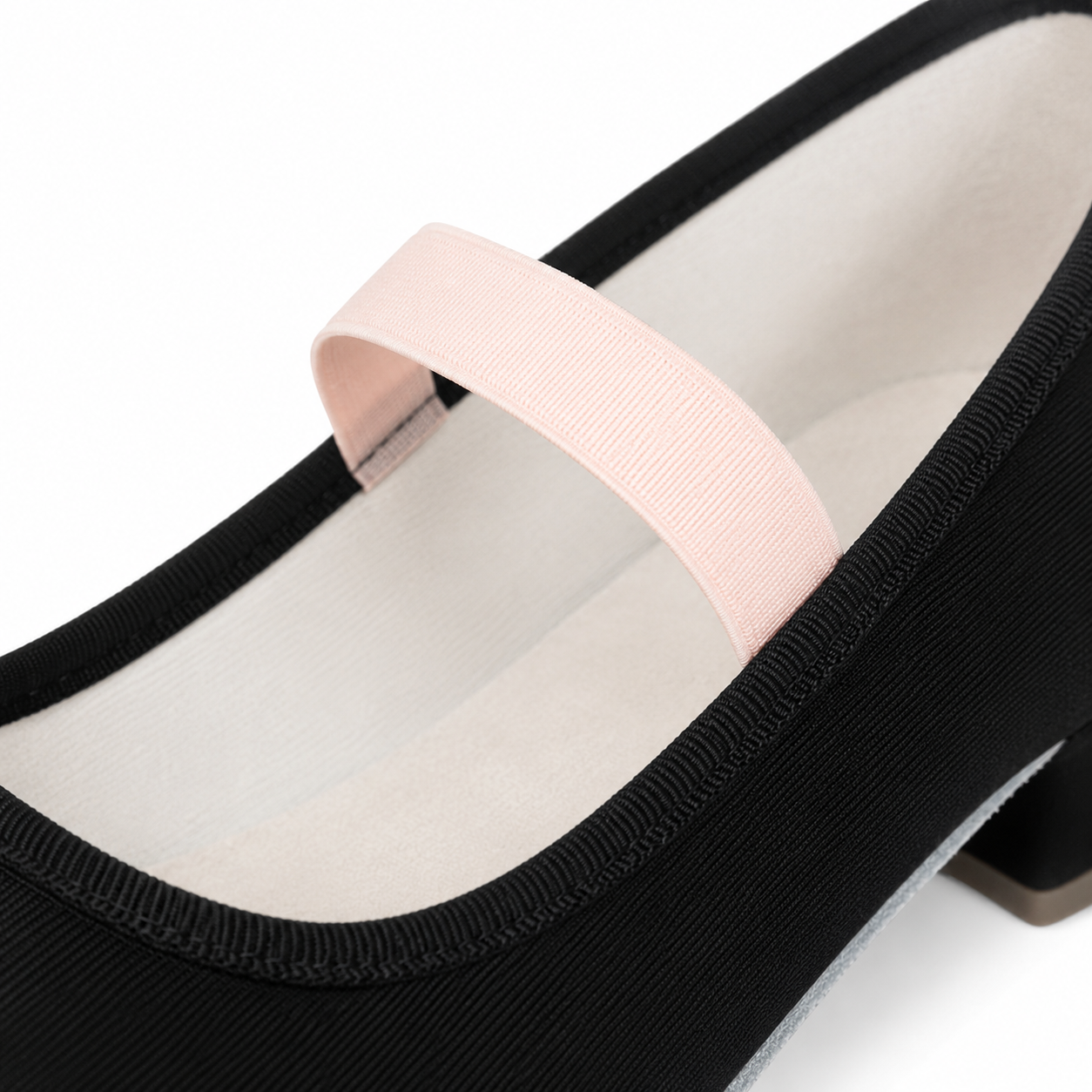 Baskets de danse moderne femme noir — Pontois - vue 3/4