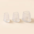 Protège-talons en silicone en trois tailles : talon fin, standard et large